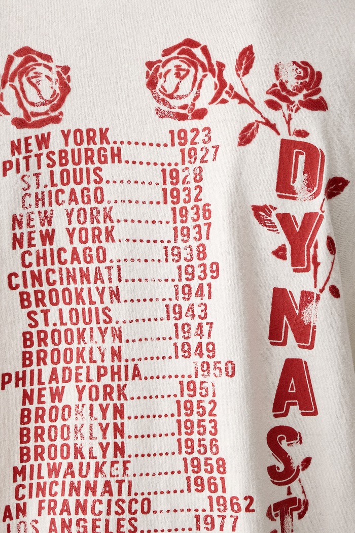 T-shirt męski bawełniany MLB New York Yankees 47 brand beżowy 15126243