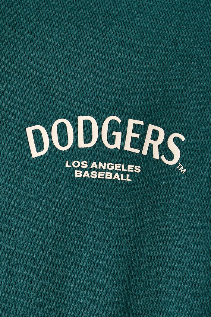 T-shirt męski bawełniany MLB Los Angeles Dodgers 47 brand turkusowy 15126263