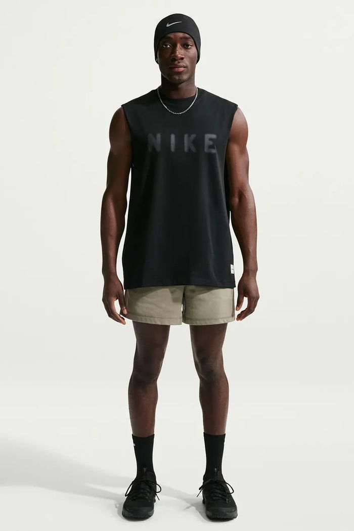 Nike Sportska majica kratkih rukava za muškarce s pamukom N.A.C. Dri-FIT crna IF2797.010