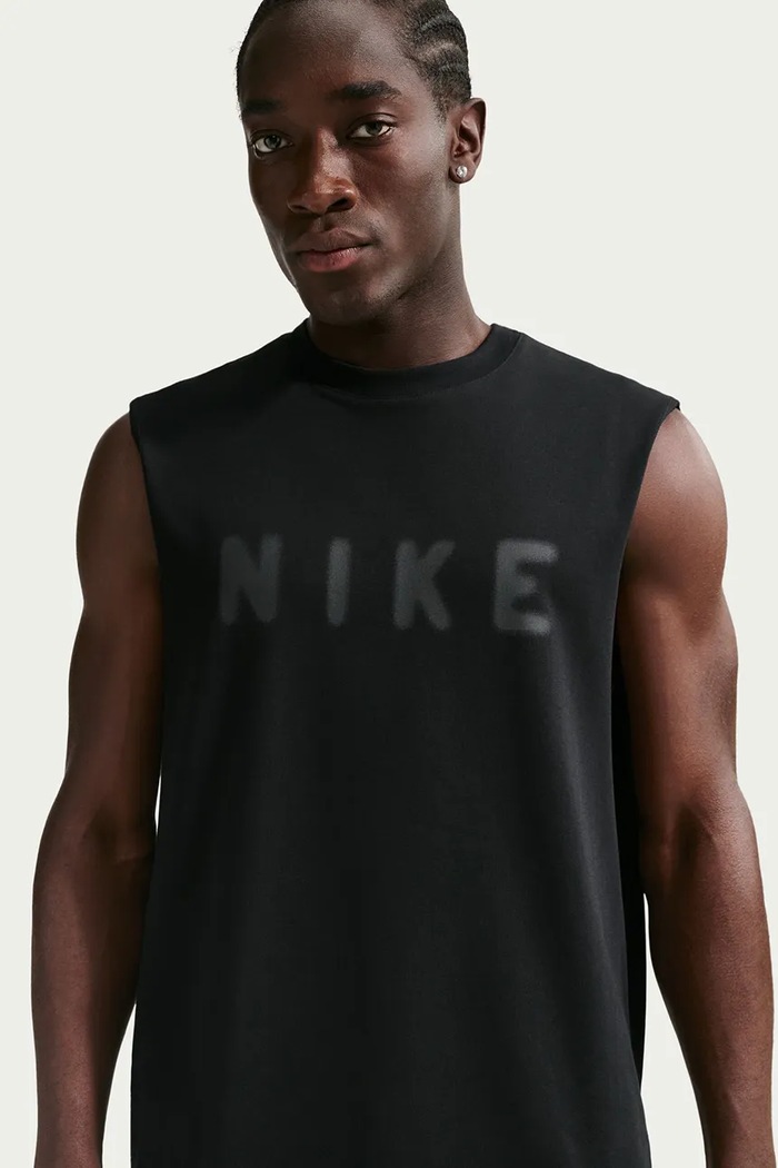 Odjeća Nike Sportska majica kratkih rukava za muškarce s pamukom N.A.C. Dri-FIT IF2797.010 crna
