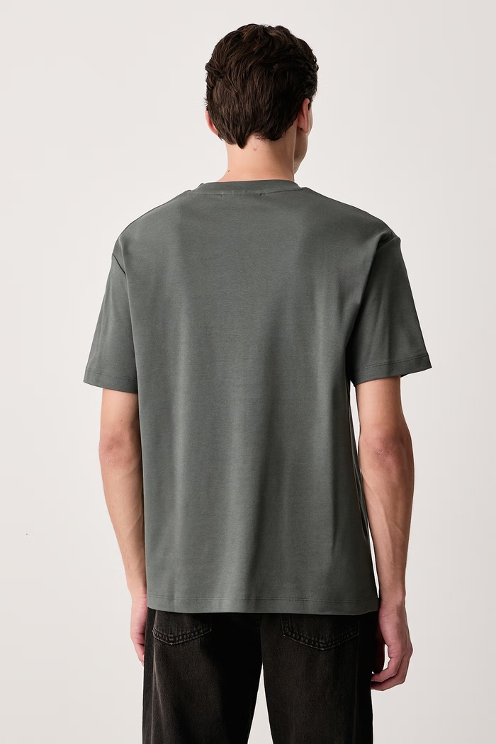 Odzież Marc O'Polo T-shirt męski bawełniany 5000010171 zielony