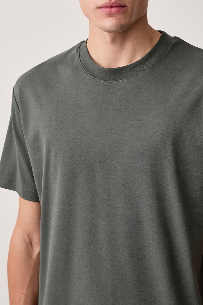 T-shirt męski bawełniany Marc O'Polo 5000010171 zielony