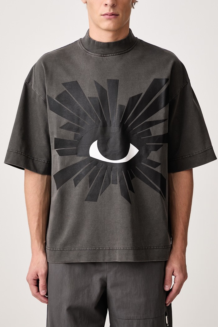 All Seeing t-shirt in cotone da uomo House of Errors grigio HEFW26TT09012