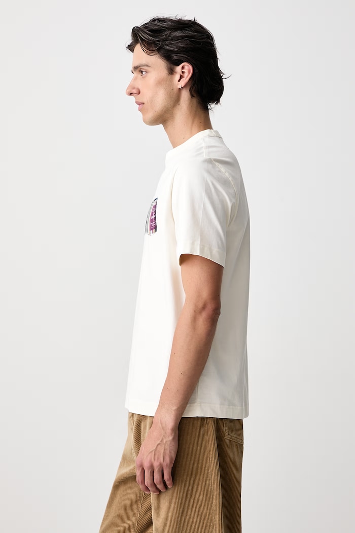 X PAUL SMITH tricou din bumbac pentru bărbați Barbour MTS1697WH32 bej