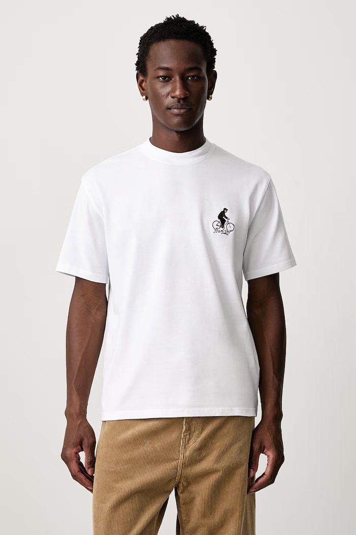 Barbour T-shirt bawełniany męski biały MTS1641WH11