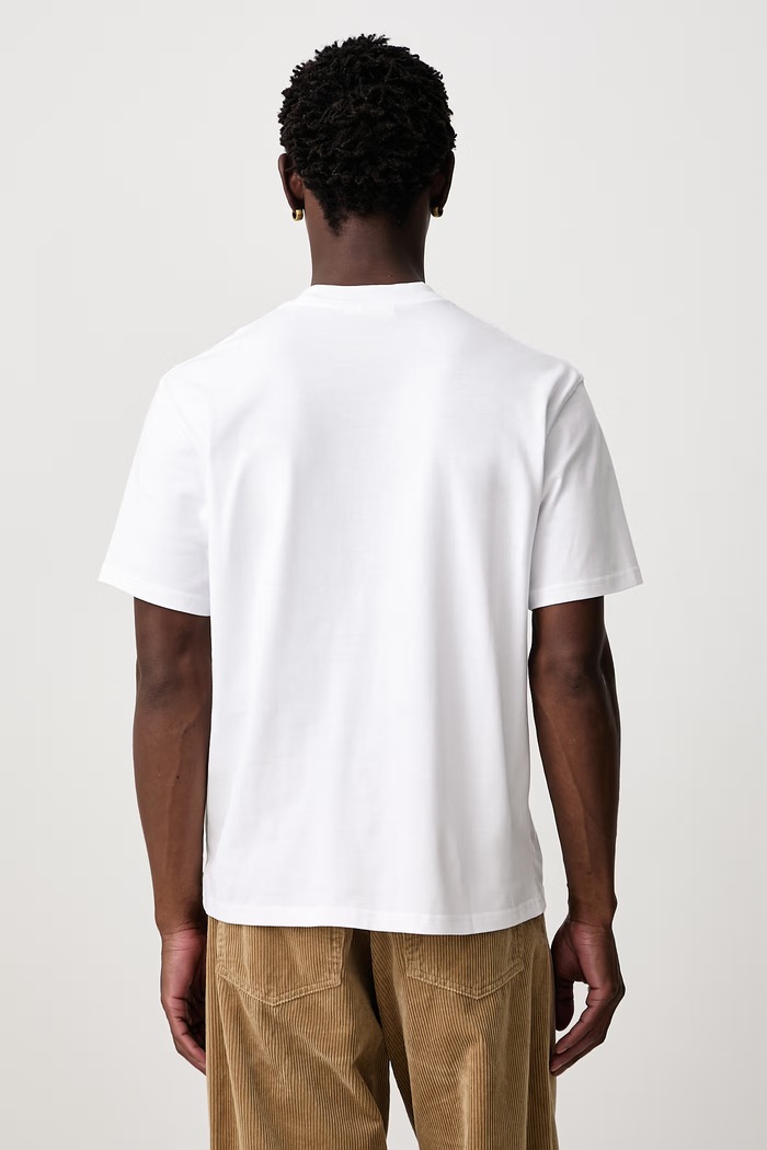 Odzież Barbour T-shirt bawełniany męski MTS1641WH11 biały