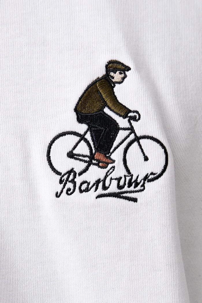 Barbour T-shirt bawełniany męski MTS1641WH11