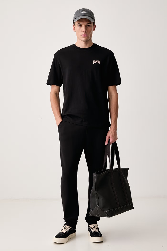 Guess T-shirt ανδρικό βαμβακερό M6BI87.K6973 μαύρο AW26