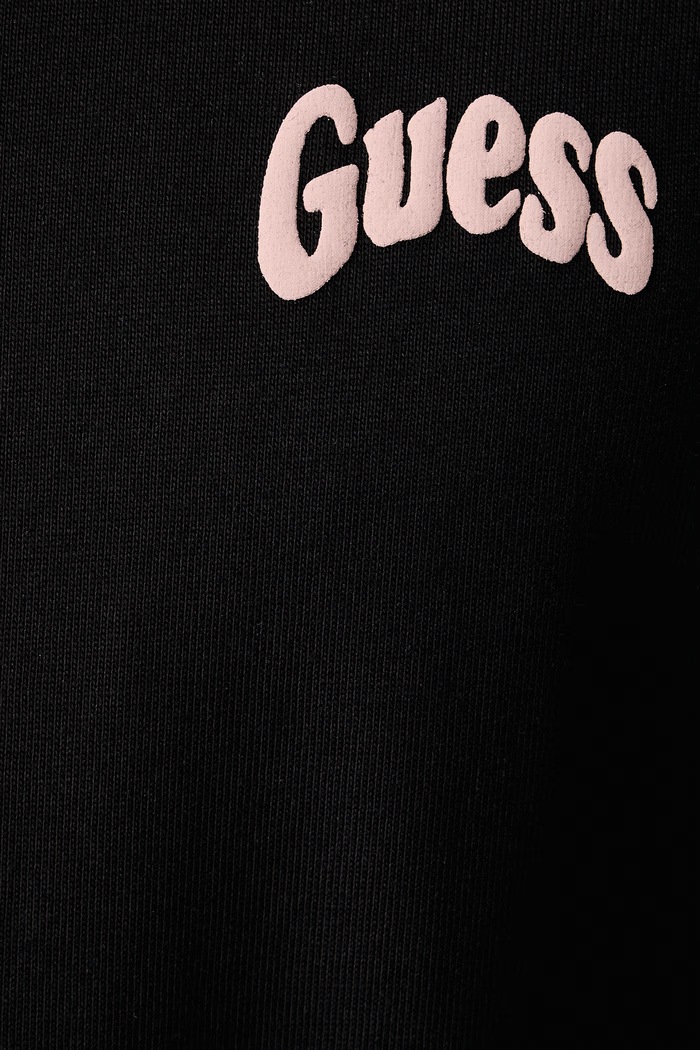 T-shirt ανδρικό βαμβακερό Guess μαύρο M6BI87.K6973