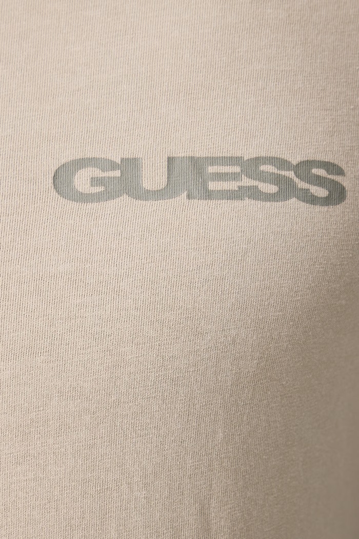 Majica za muškarce od pamuka Guess bež M6BI65.K6629