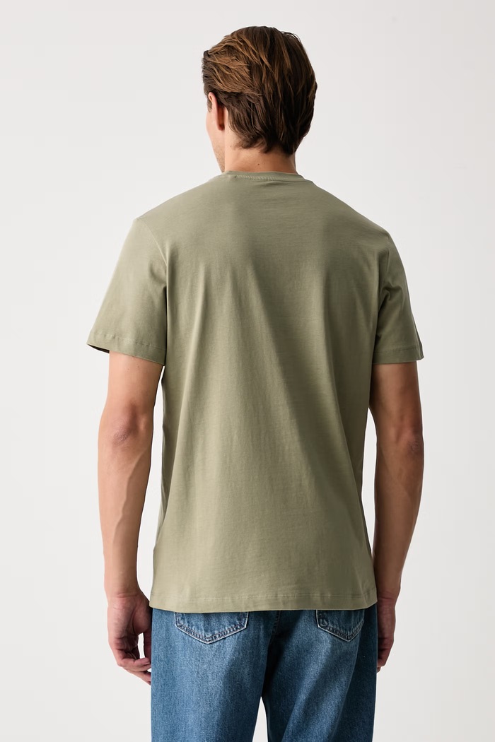 Ρούχα Guess T-shirt ανδρικό βαμβακερό M6BI56.K6193 πράσινο