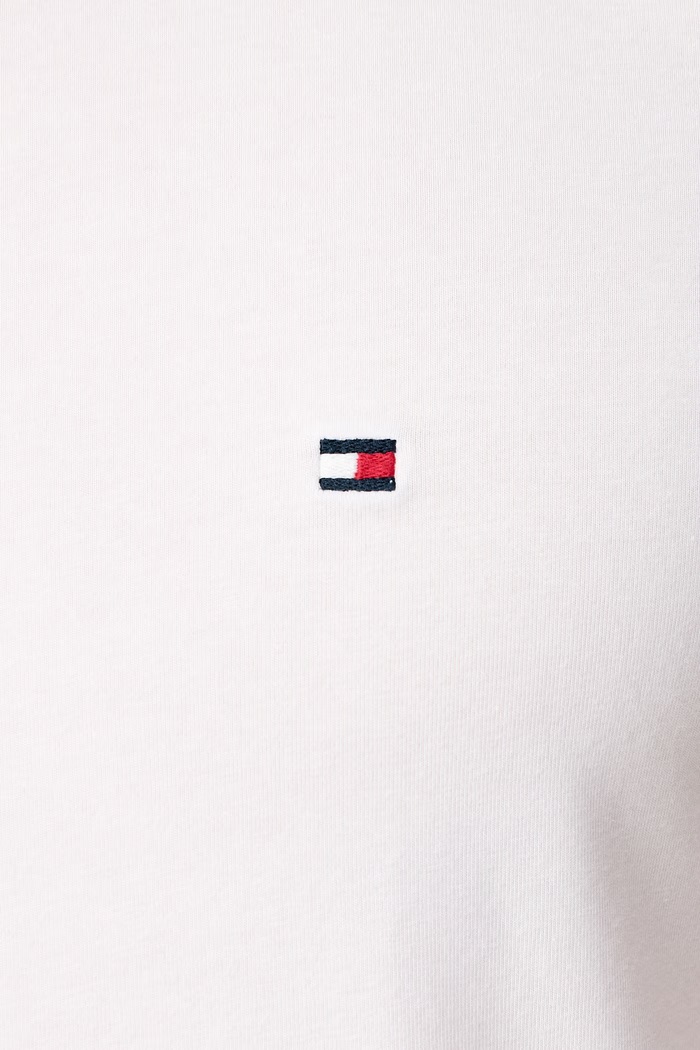 T-shirt męski z bawełną Tommy Hilfiger MW0MW27539 biały