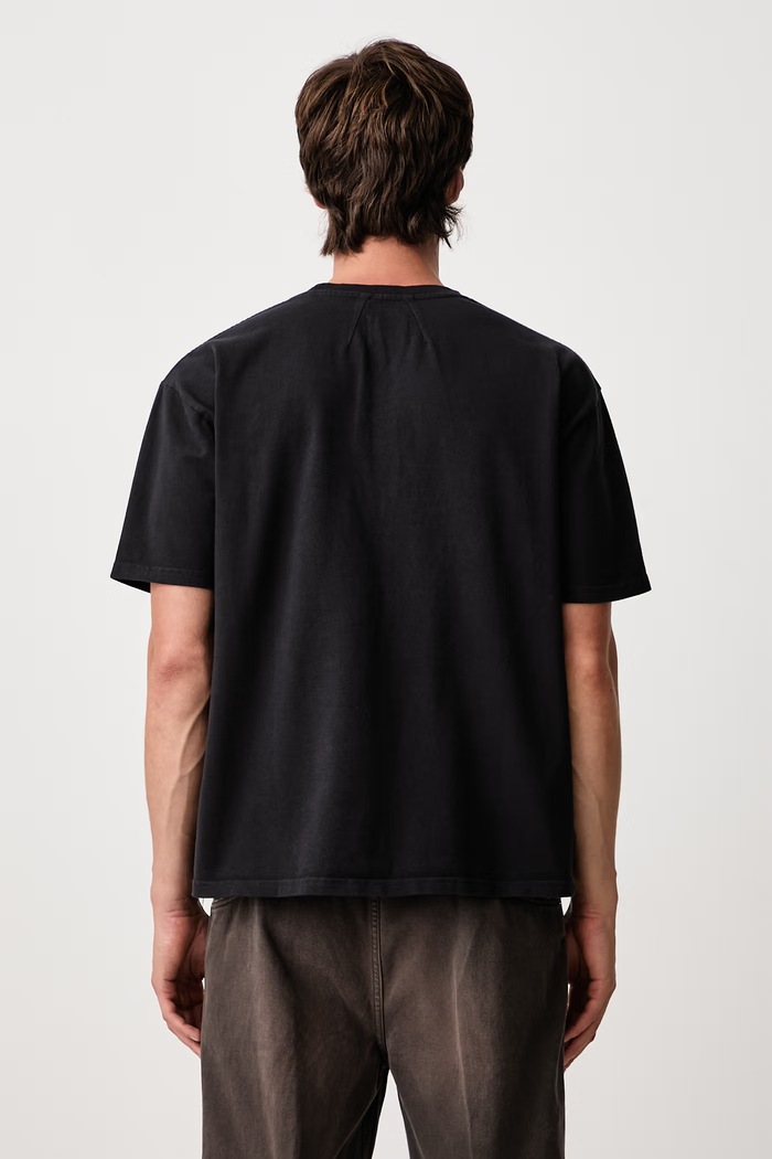 Odzież RHUDE Dinero T-shirt bawełniany męski RHFW26TT04012 czarny