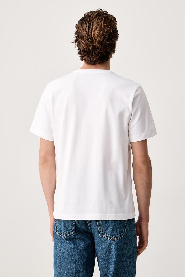 Odzież Guess Jeans T-shirt męski bawełniany M6BI88.K6999 biały