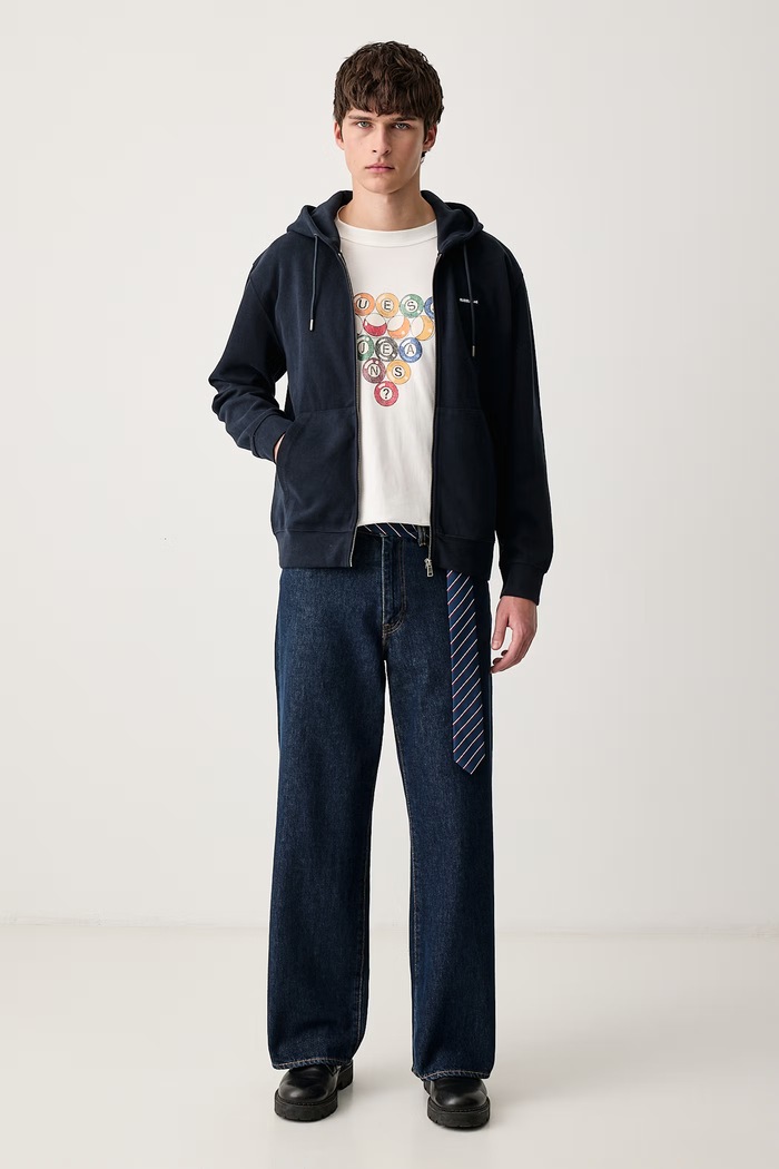 Guess Jeans Majica za muškarce od pamuka M6BI26.K5507 bijela AW26