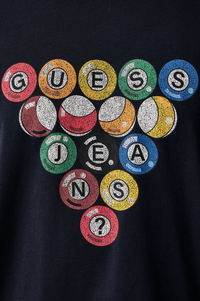 Majica za muškarce od pamuka Guess Jeans mornarsko plava M6BI26.K5507