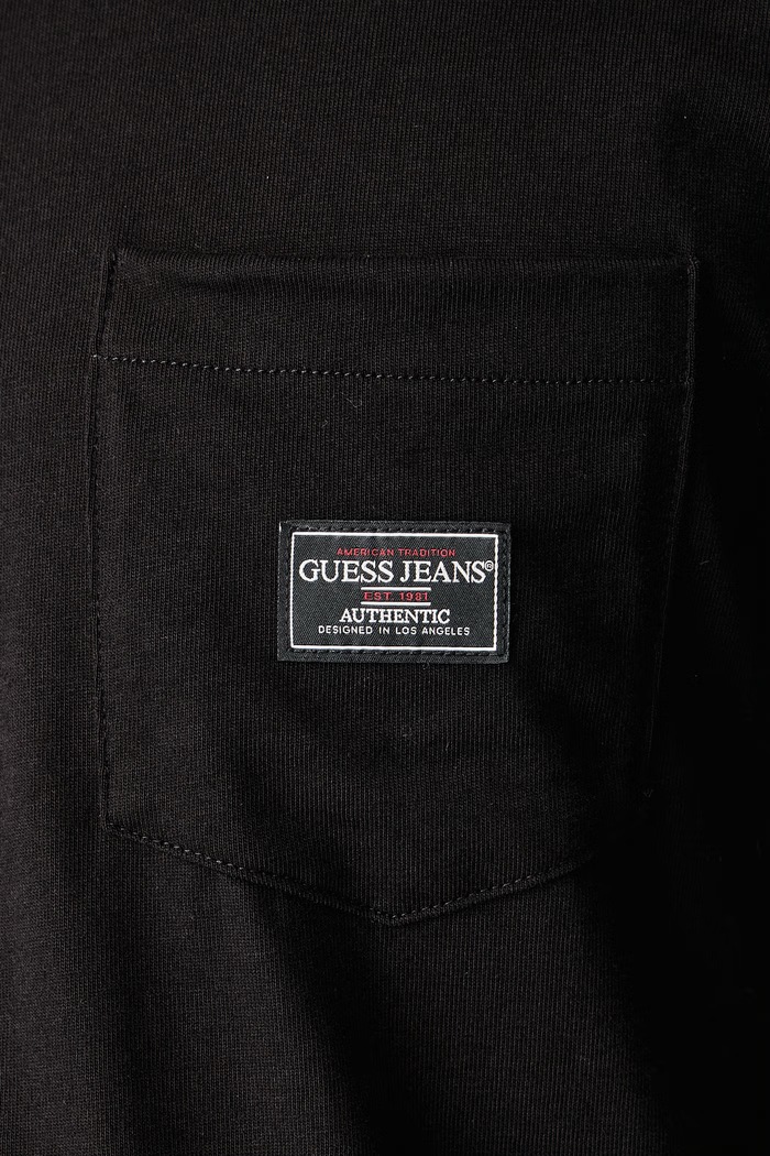 Tričko pánské bavlněné Guess Jeans černá M6BI07.K5312