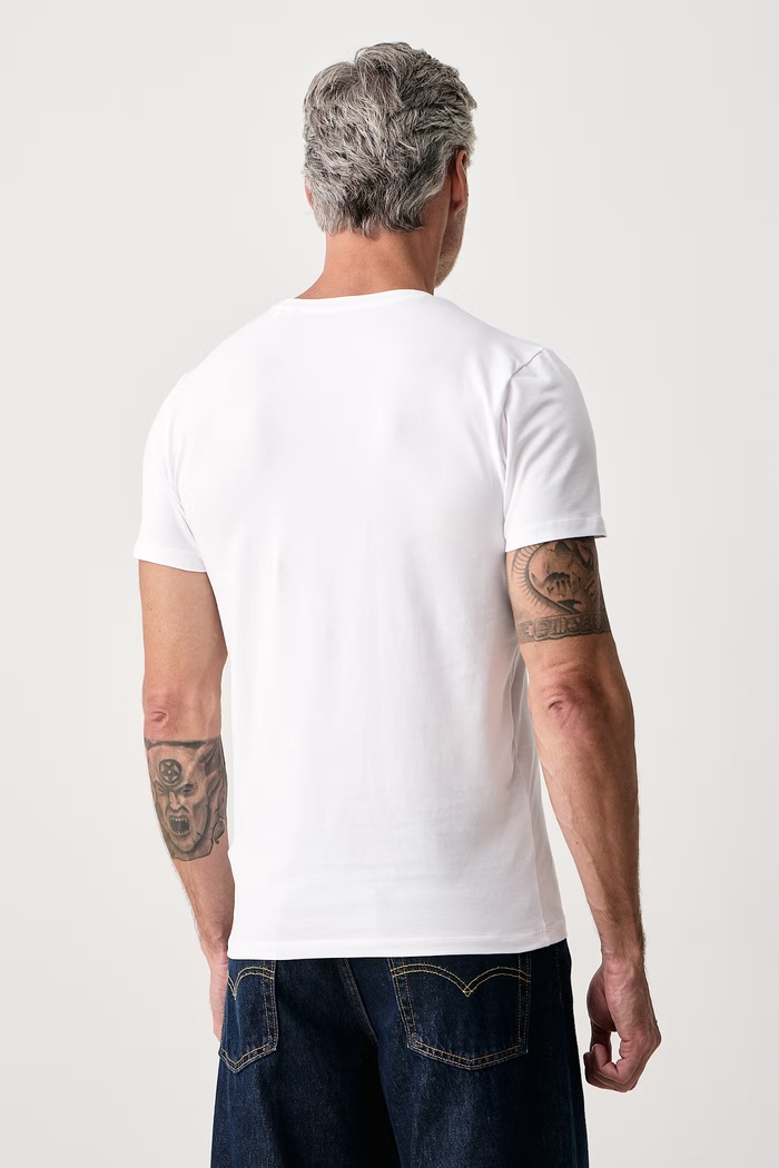 Odjeća Guess Majica za muškarce od pamuka s elastanom ETTORE U6BM01.K5385 bijela