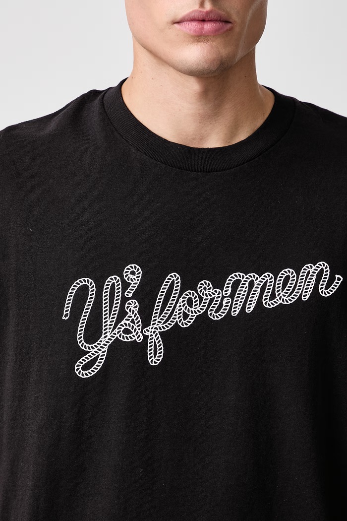 Yohji Yamamoto T-shirt bawełniany męski KN3698
