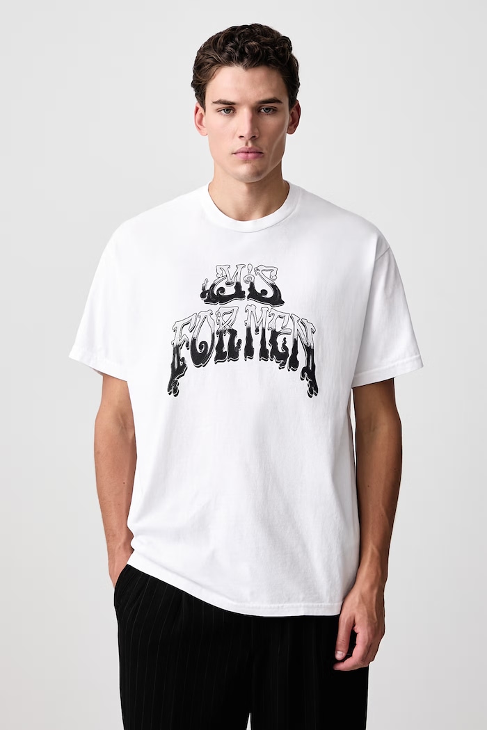 Yohji Yamamoto T-shirt bawełniany męski biały KN3695