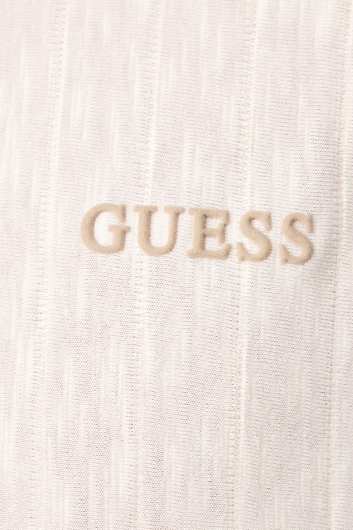 T-shirt męski bawełniany WALT Guess Z6BI14.K6694 beżowy