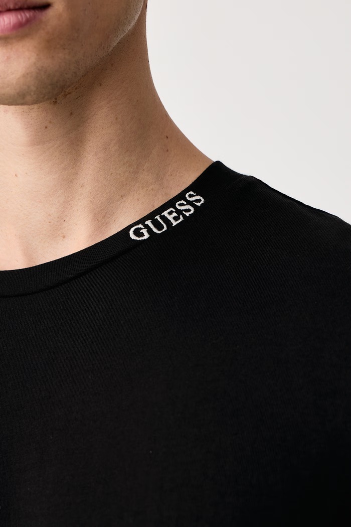 T-shirt ανδρικό βαμβακερό JOSEPH Guess Z6BI09.K6555 μαύρο