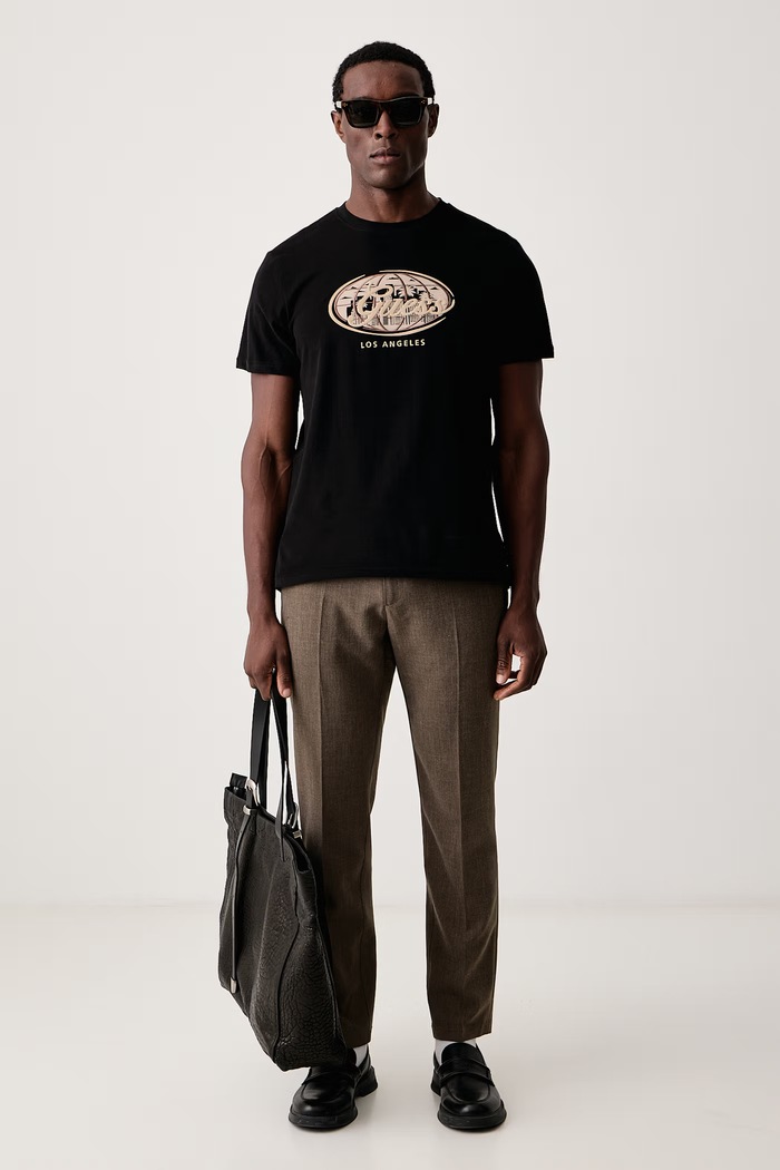 Guess T-shirt męski bawełniany GIOVA czarny Z6BI07.K6542