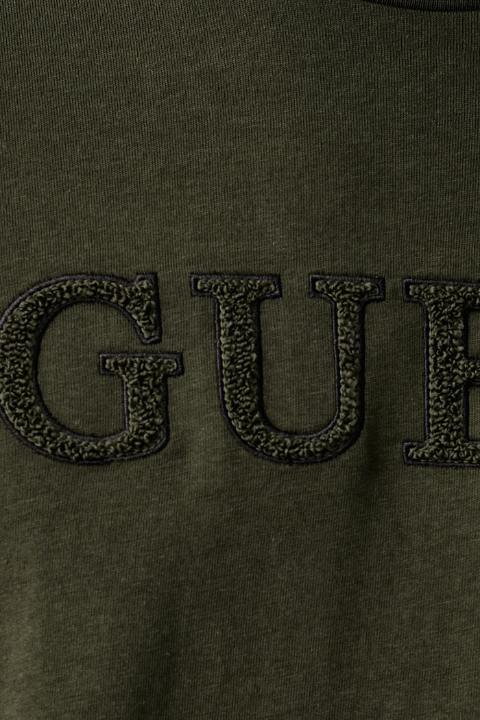 T-shirt ανδρικό βαμβακερό Guess Z6BI06.K6537 πράσινο