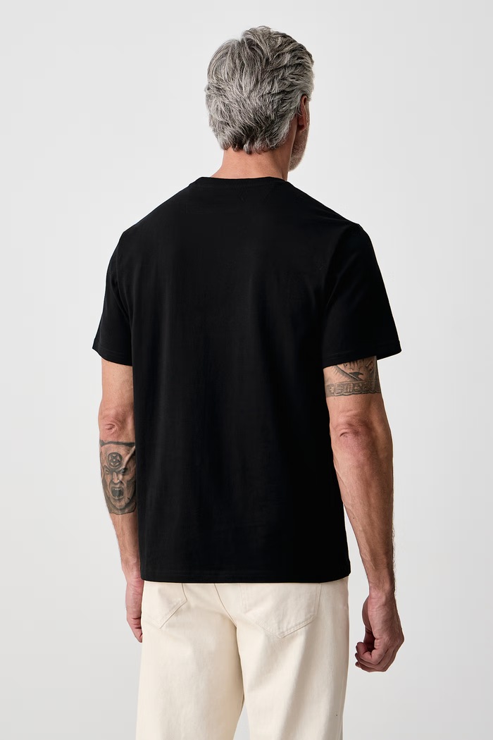 Guess T-shirt męski bawełniany ANTON Z6BI04.K6534 czarny AW26