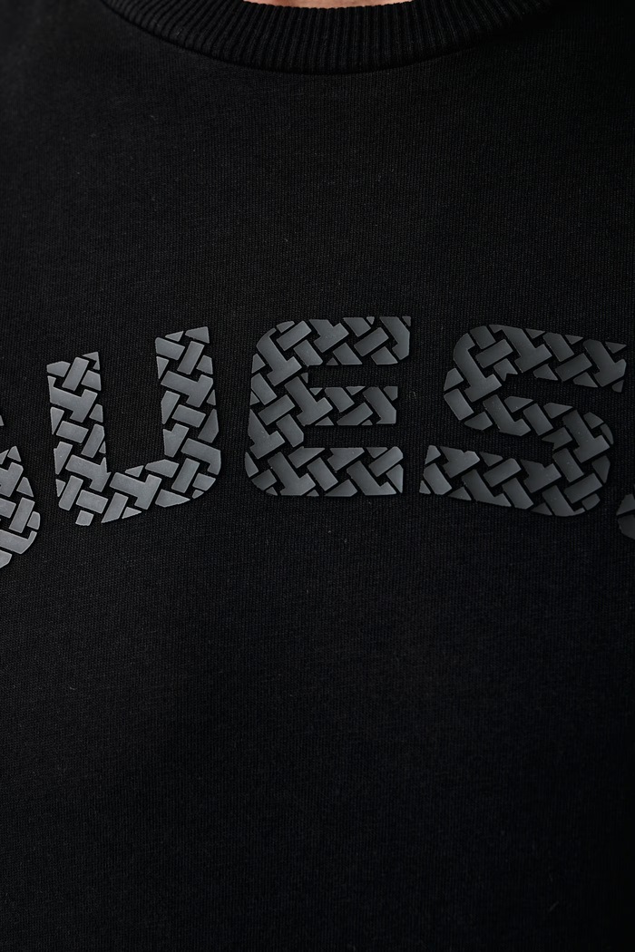 T-shirt męski bawełniany ANTON Guess Z6BI04.K6534 czarny