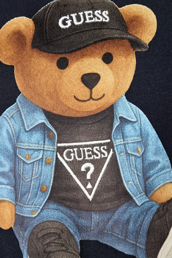 T-shirt męski bawełniany Guess M6BI64.K6573 granatowy