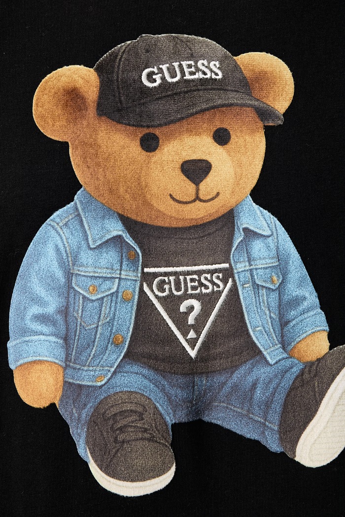 T-shirt męski bawełniany Guess M6BI64.K6573 czarny