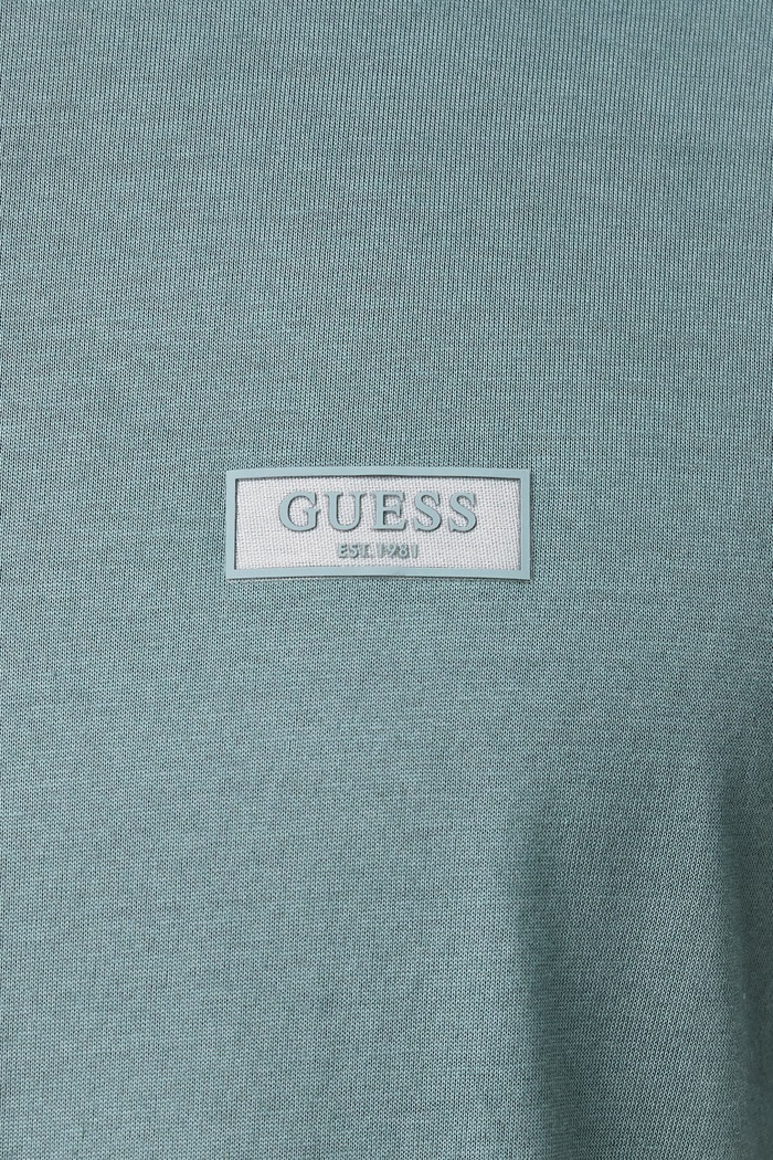 T-shirt męski bawełniany Guess M6BI43.K6180 turkusowy