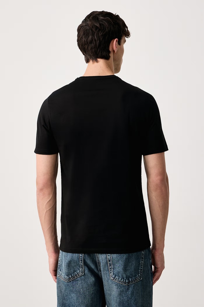 Guess T-shirt ανδρικό βαμβακερό M6BI43.K6180 μαύρο AW26