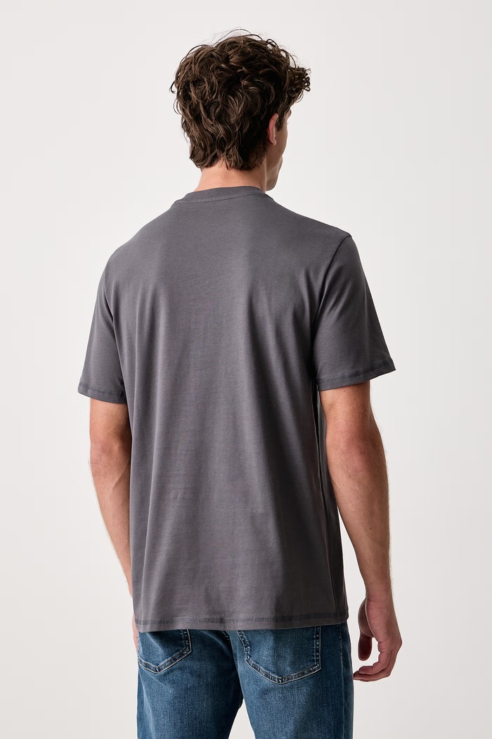 Guess T-shirt męski bawełniany M6BI41.K6178 szary AW26