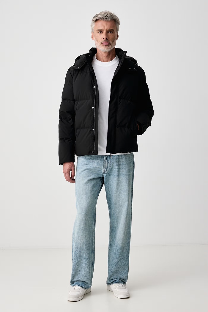 Guess T-shirt oversize męski bawełniany M6BI35.K6174 biały AW26