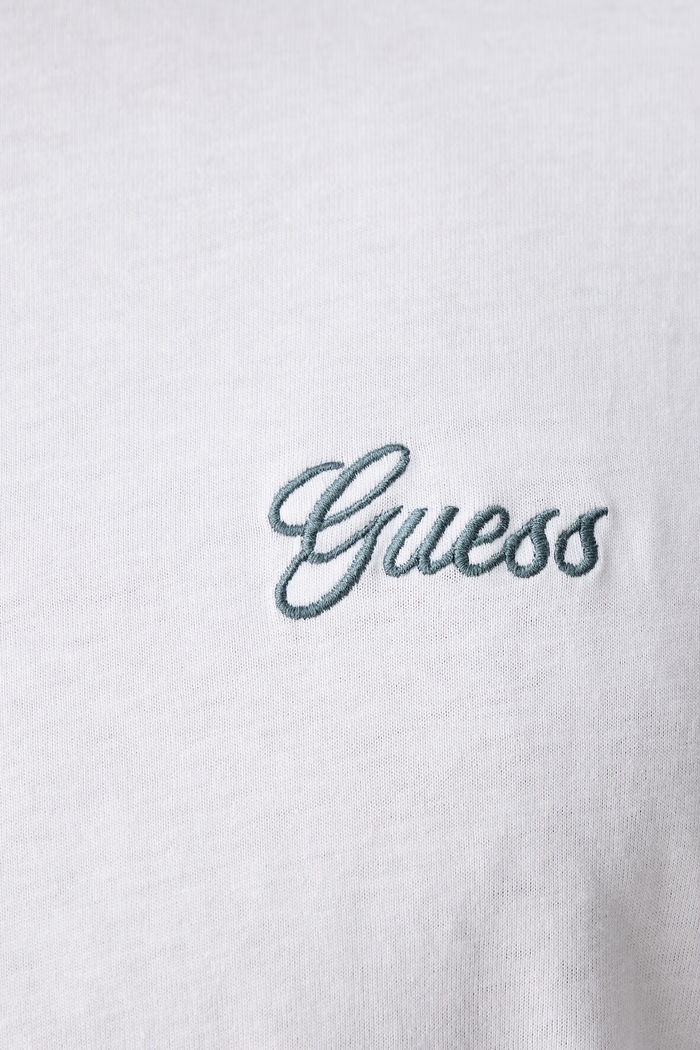 T-shirt oversize męski bawełniany Guess biały M6BI35.K6174