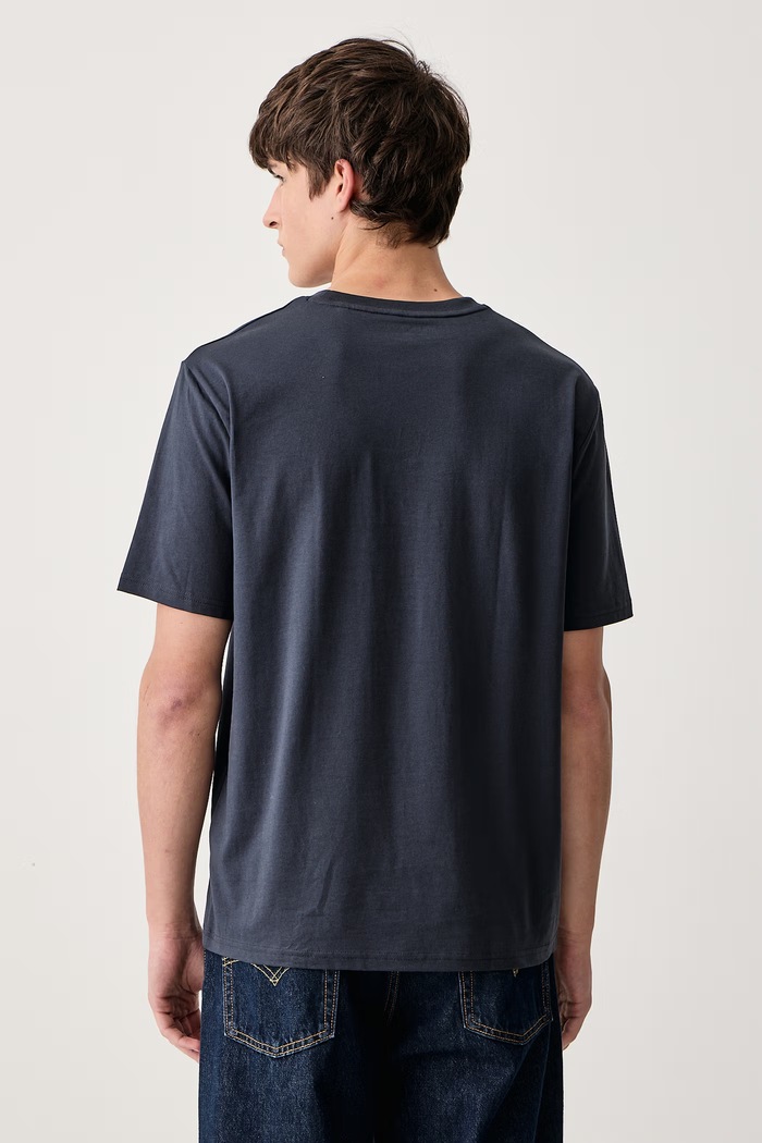 T-shirt męski bawełniany 2-pack Marc O'Polo 5000012652 granatowy