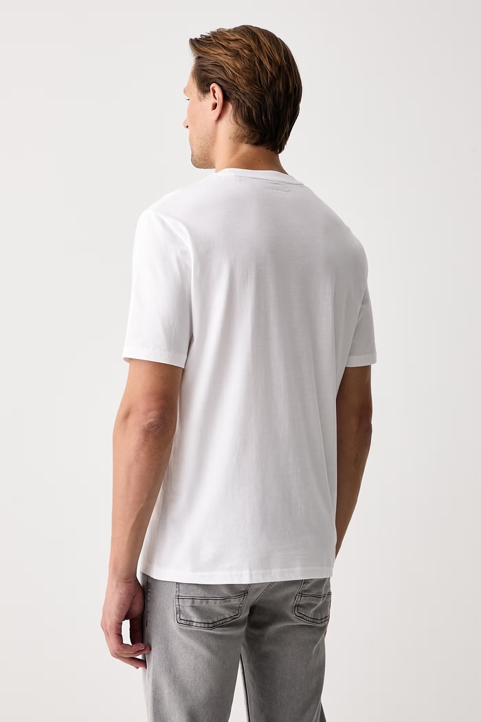 T-shirt męski bawełniany 2-pack Marc O'Polo szary 5000012652