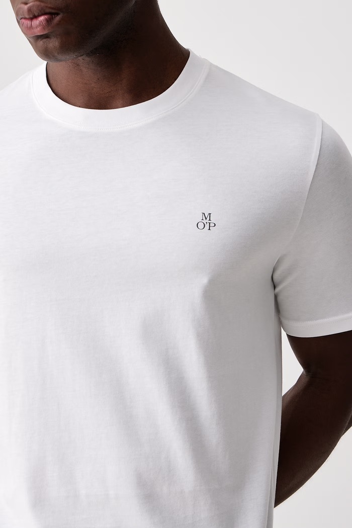 T-shirt męski bawełniany 2-pack Marc O'Polo czarny 5000012652