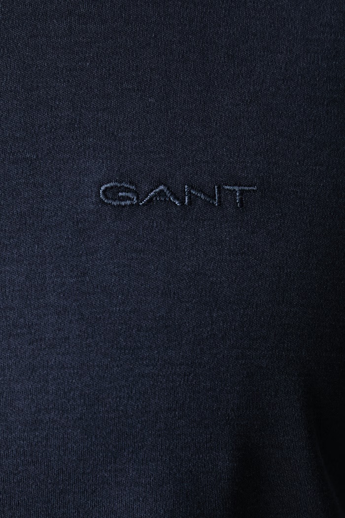 T-shirt basic męski bawełniany Gant 2003465 granatowy