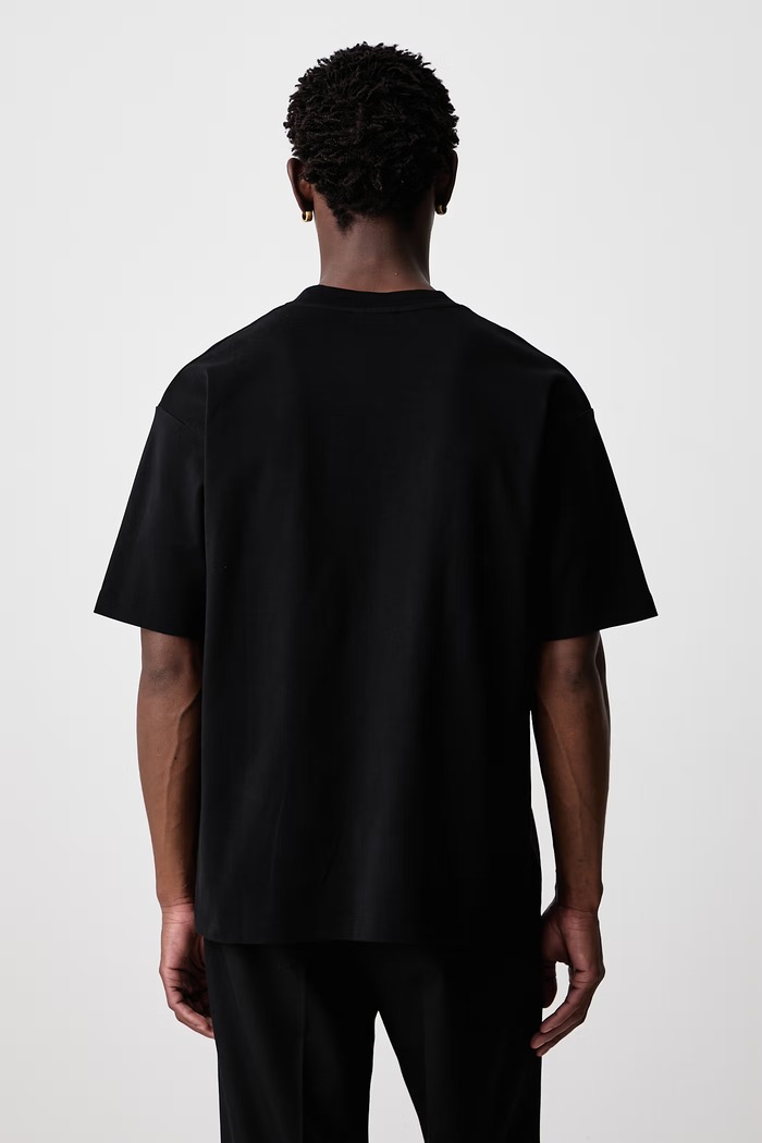 Odzież Drôle de Monsieur T-shirt męski bawełniany Rings M.TS341.CO002 czarny