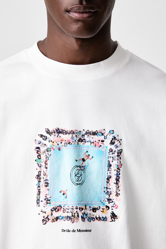 Drôle de Monsieur T-shirt męski bawełniany Boxers Ring M.TS343.CO002