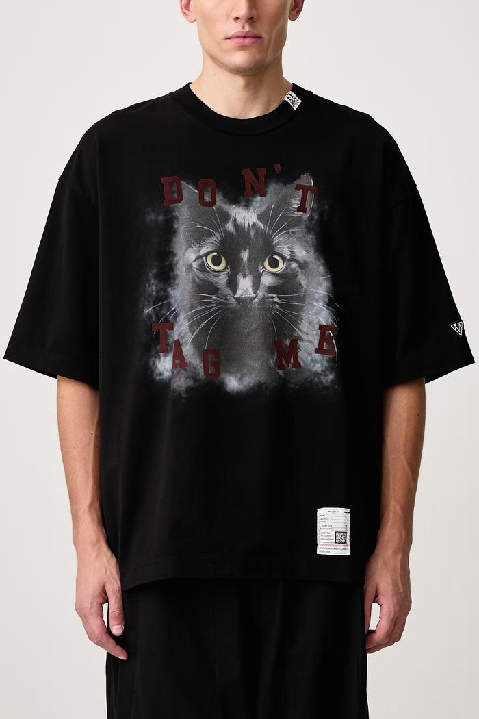 T-shirt cotton men's Maison MIHARA YASUHIRO black J17TS823