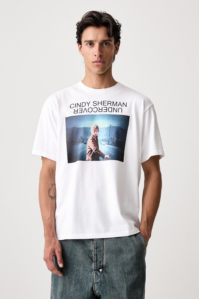 Undercover T-shirt bawełniany męski biały UC2F4814.2