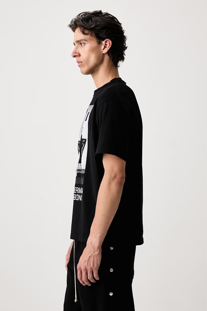 T-shirt bawełniany męski Undercover UC2F4814.1 czarny