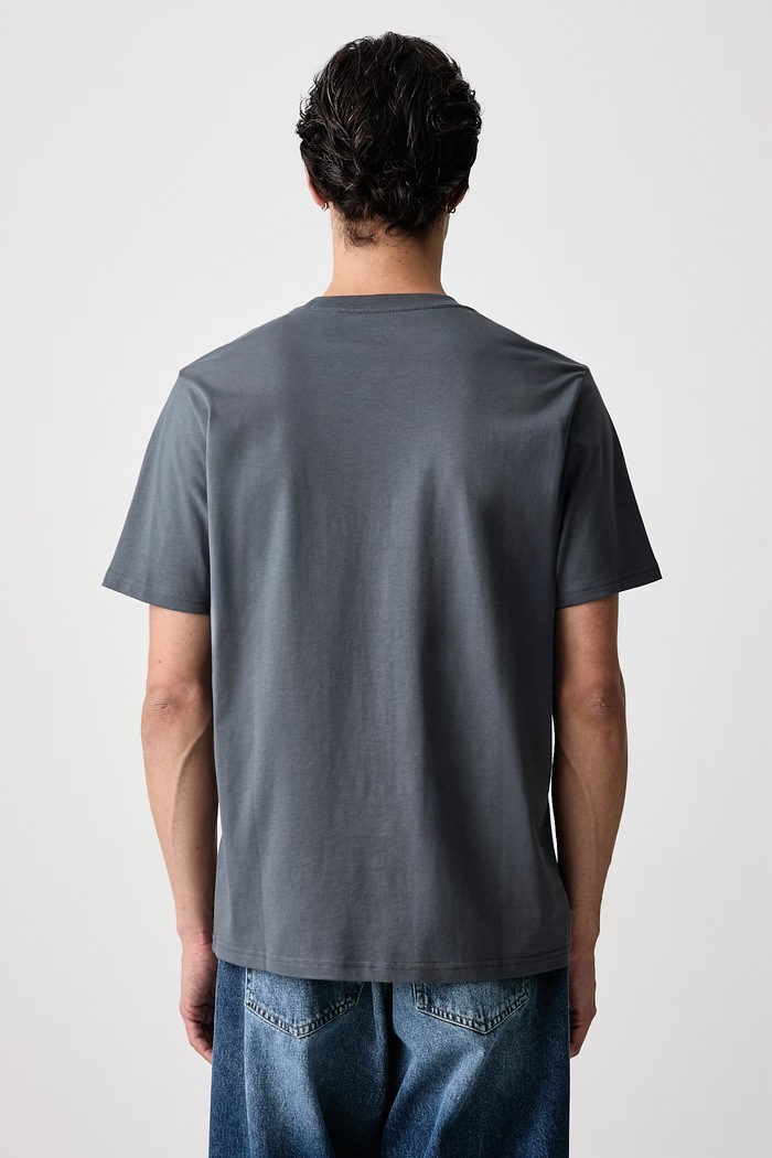 Odzież Carhartt WIP Pocket T-shirt bawełniany męski I030434.3REXX szary