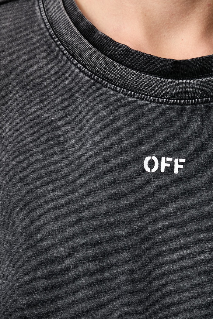 Off-White Off Stamp Overlap Regular t-shirt cotton men's 44MAA16NF26J005001