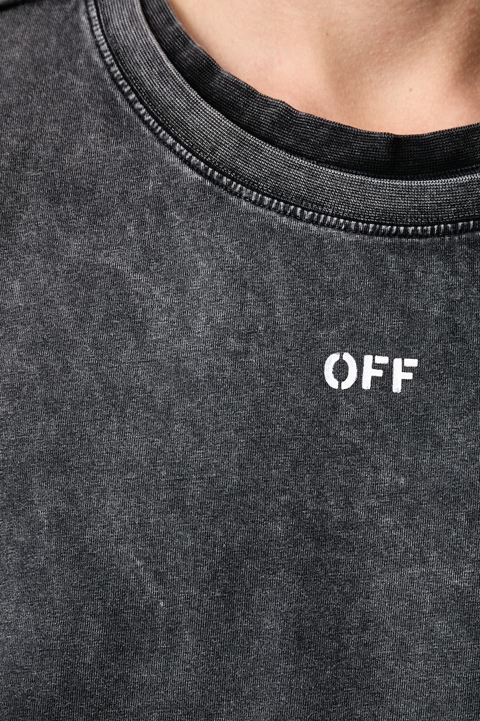 Off-White Off Stamp Overlap Regular t-shirt cotton men's 44MAA16NF26J005001