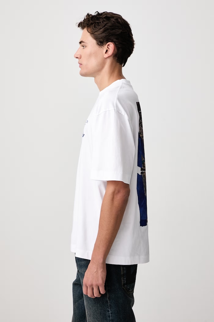 Bacco Arrow Skate tričko bavlněné pánské Off-White 44MAA120F26J018100 bílá